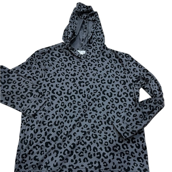 Jackets & Blazers - Leopard Print Hoodie